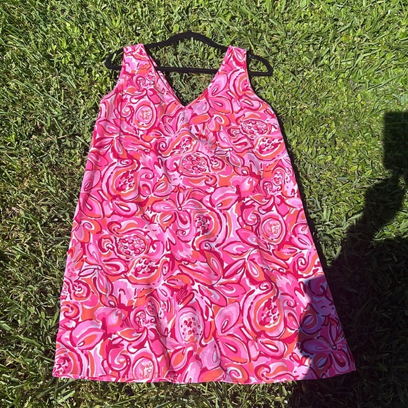 Lilly Pulitzer sleeveless shift dress.- size 12-14 - Picture 8 of 8